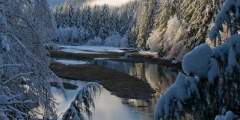 Salmon Lake Redoubt Lake Trail