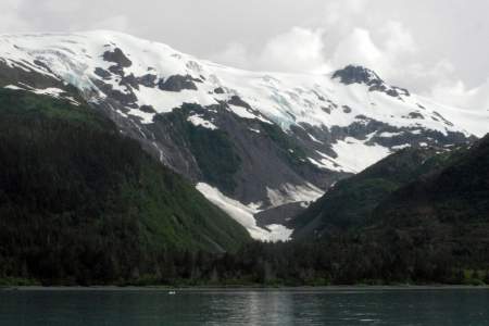 Kayak Near Toboggan Glacier